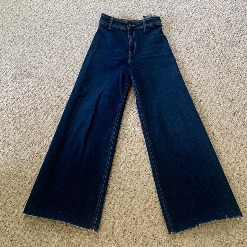 ZARA wide legs, high waisted pants